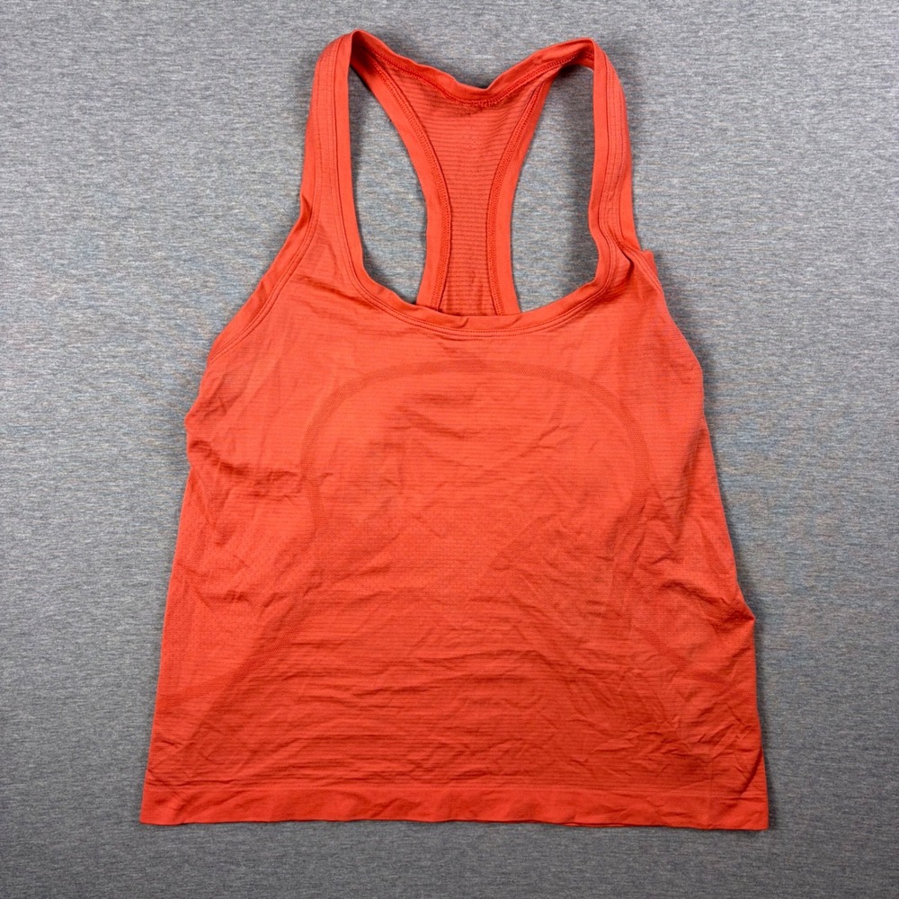 Lululemon Swiftly Tech Tank Top 2.0 Women's 10 Orange